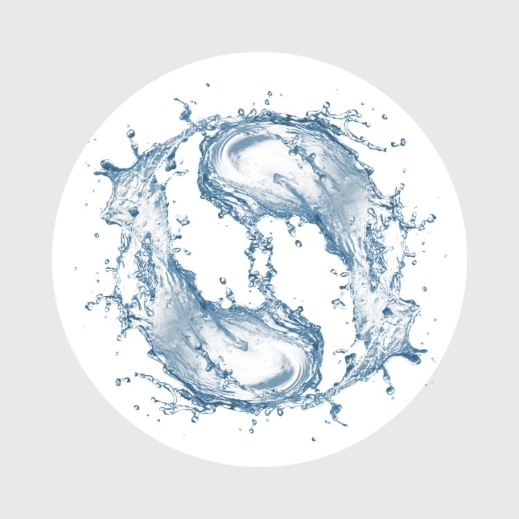 Ilustración. Salpicaduras de agua.